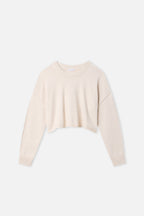 Cozy Knit Crew Neck in Vanilla001