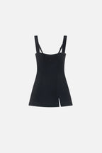 Velvet Mini Dress in Black001