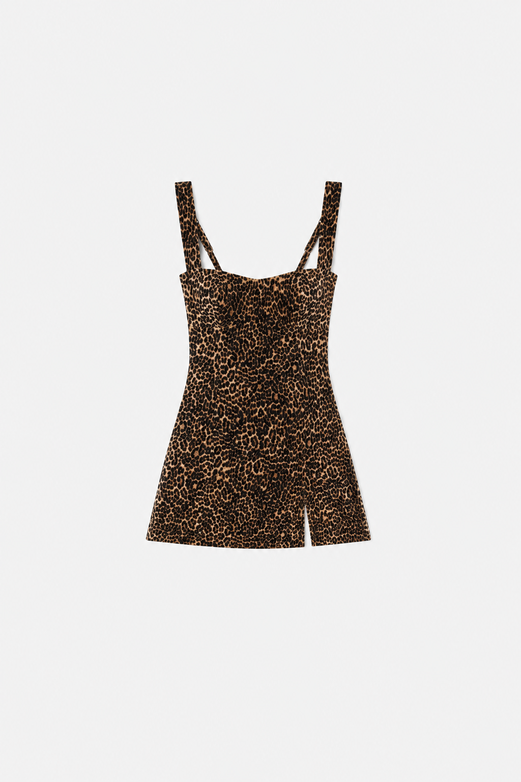 Velvet Mini Dress in Mini Lucky Leopard