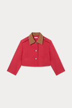 The Swing Jacket in Lipstick
