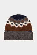 THE KNIT BEANIE | HEATHER GREY FAIRISLE