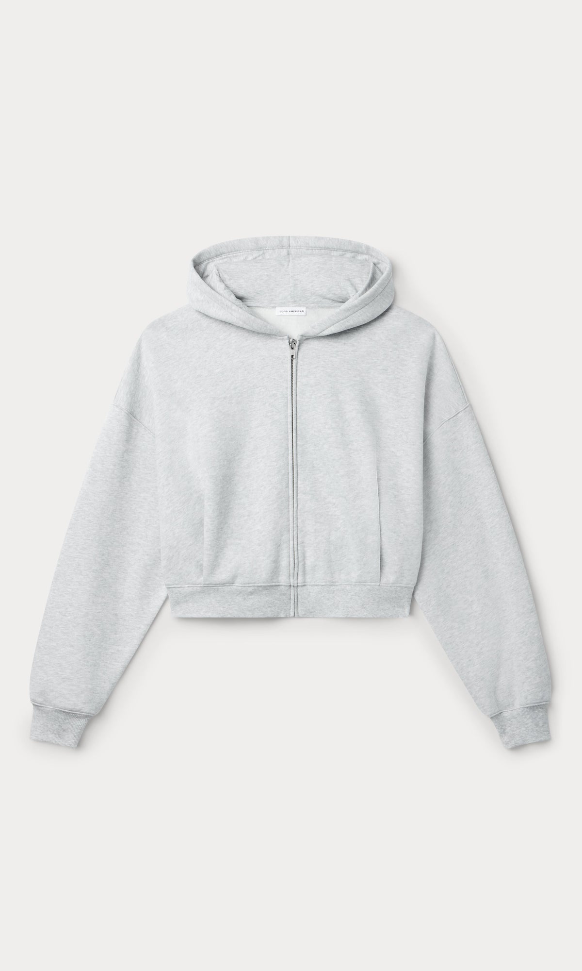The Zip Up Sweatshirt in Heather Grey