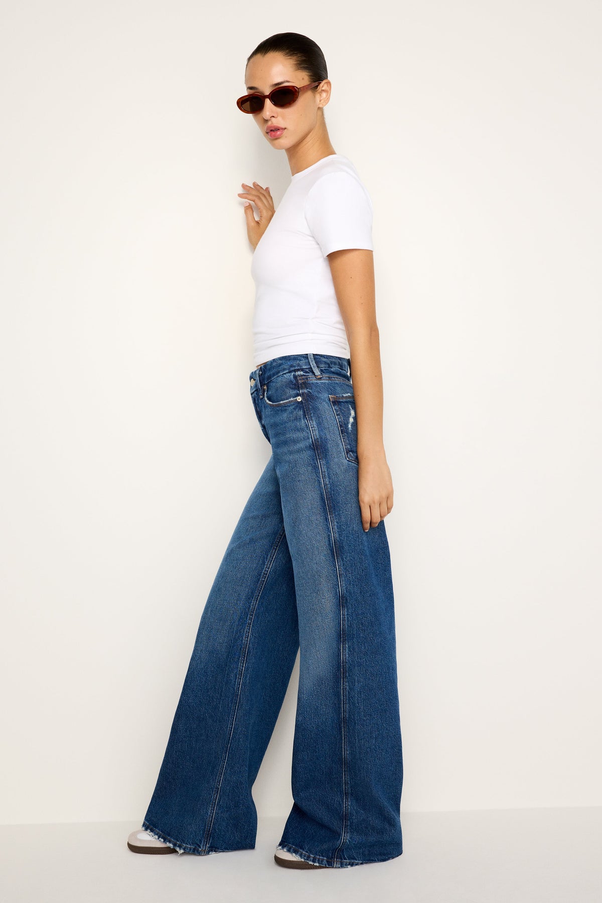 Good Skate Wide Leg Jeans in Indigo713