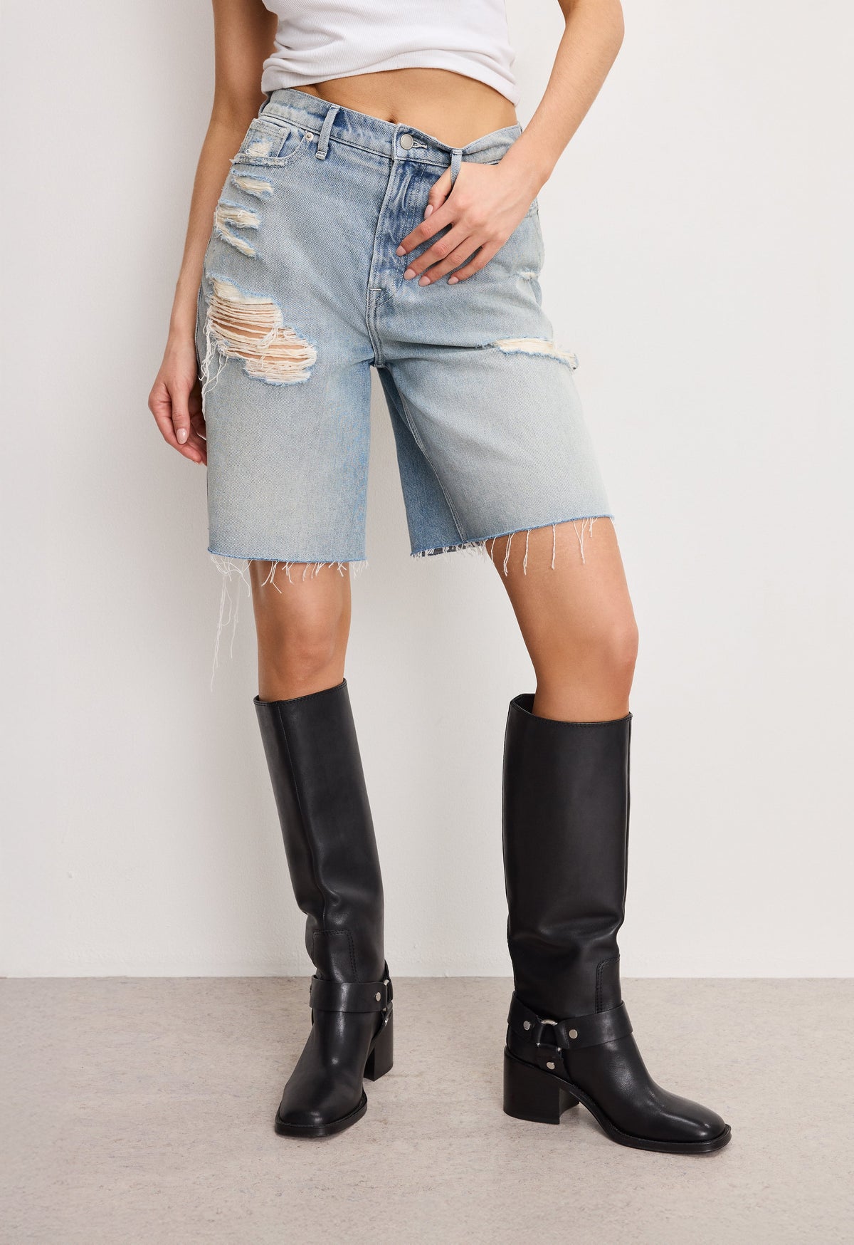 GOOD EXTREME BARREL SHORTS | INDIGO809