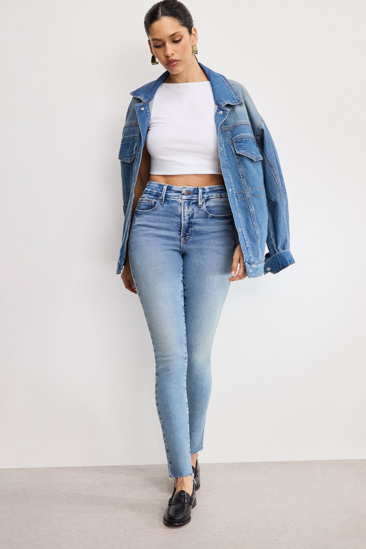 The Soft Tech Good Legs Skinny Jeans in Indigo1076
